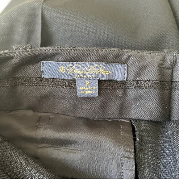 Loro Piana black Lucia Fit wool silk dress pants slacks size 2 - Picture 9 of 10